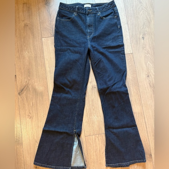 oliver logan Denim - Oliver Logan Women's Dark Blue Flared Jeans sz 29